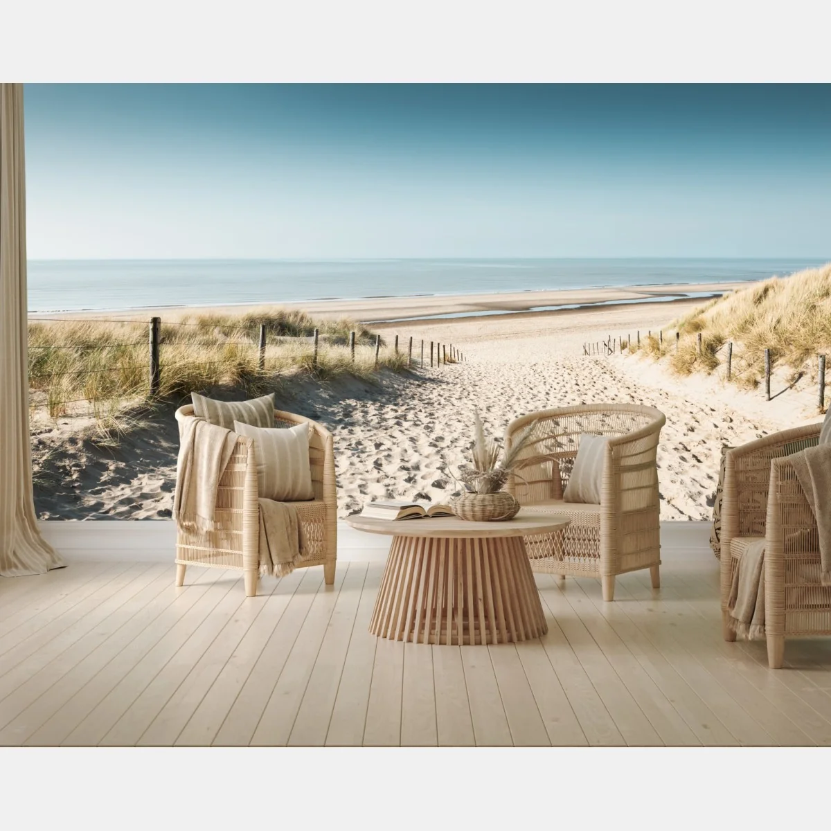 Fototapete sanddünen und ruhige Nordsee bei Noordwijk – Wallnifity® Fototapete sanddünen und ruhige Nordsee bei Noordwijk – Wallnifity®