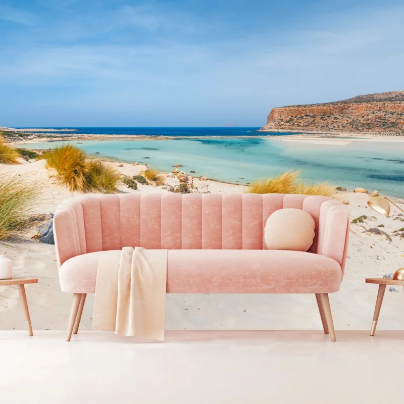 Fototapete lagune Balos, Kreta: türkisser traum – Wallnifity®