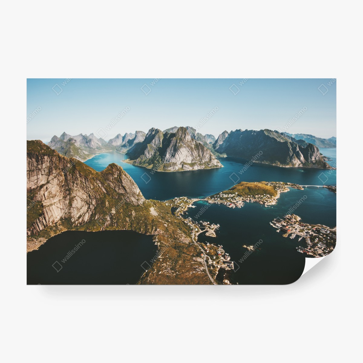 Fototapete majestätische fjordlandschaft – Wallnifity®