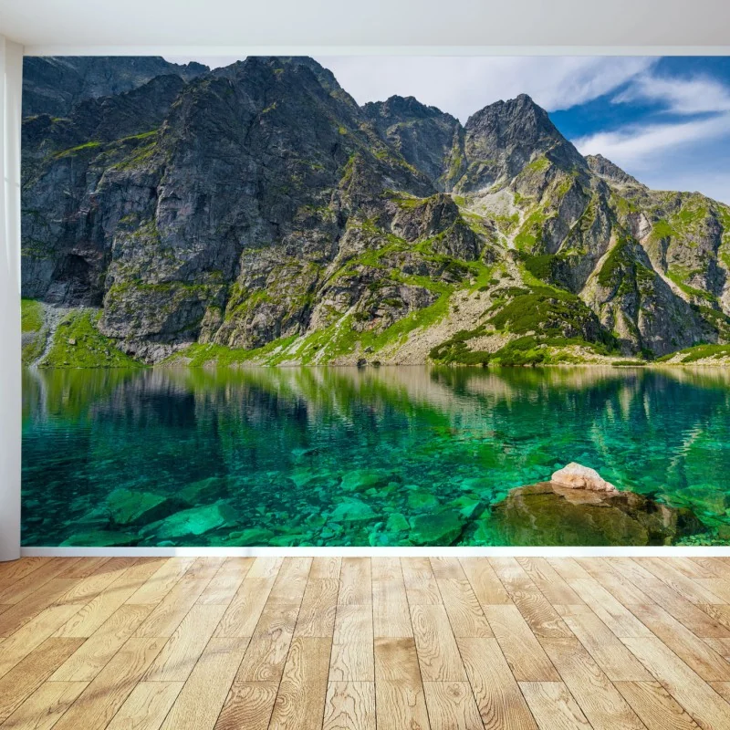 Fototapete Czarny Staw bergreflexion