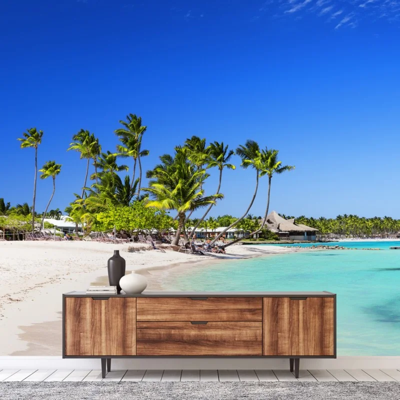 Fototapete tropischer strand in Cap Cana – Wallnifity®