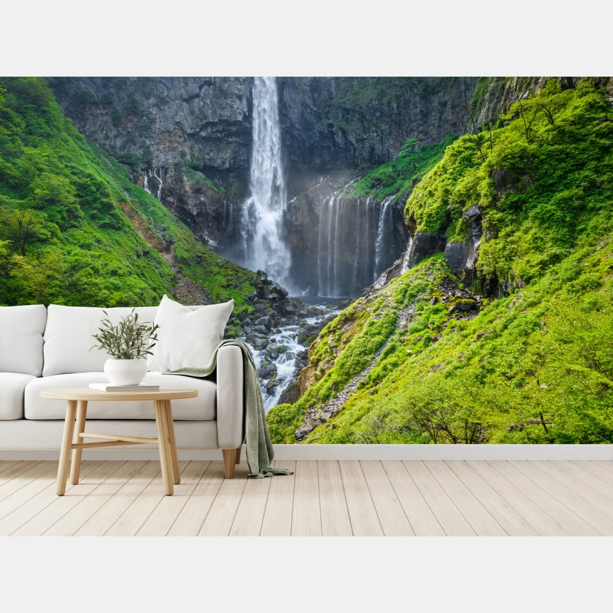 Fototapete Kegon wasserfall Nikko landschaft – Wallnifity® Fototapete Kegon wasserfall Nikko landschaft – Wallnifity®