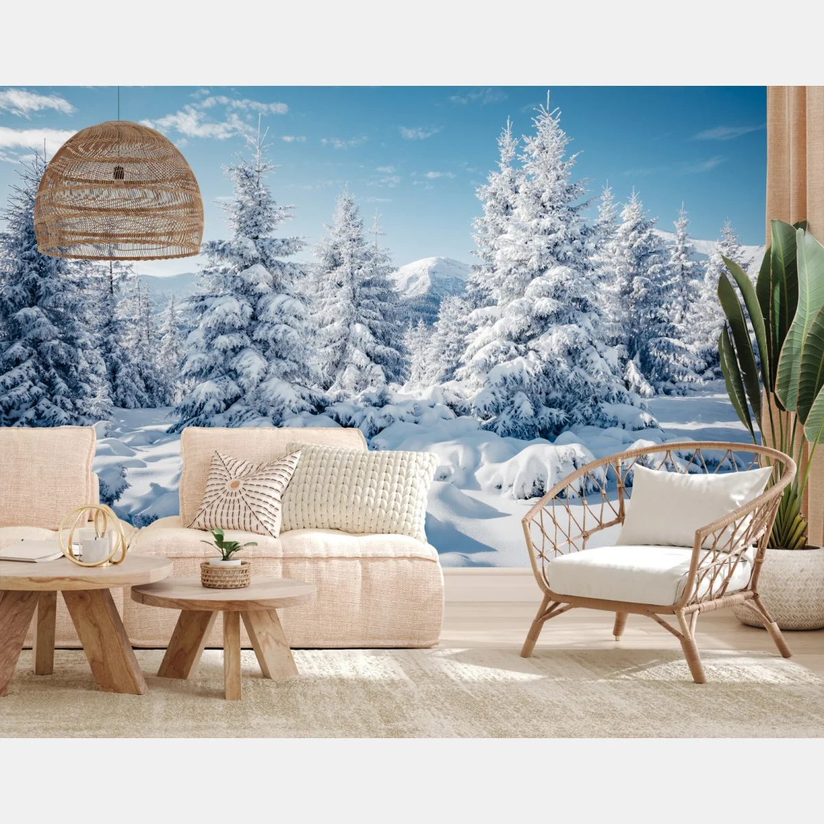 Fototapete winterruhe in den Karpaten – Wallnifity® Fototapete winterruhe in den Karpaten – Wallnifity®