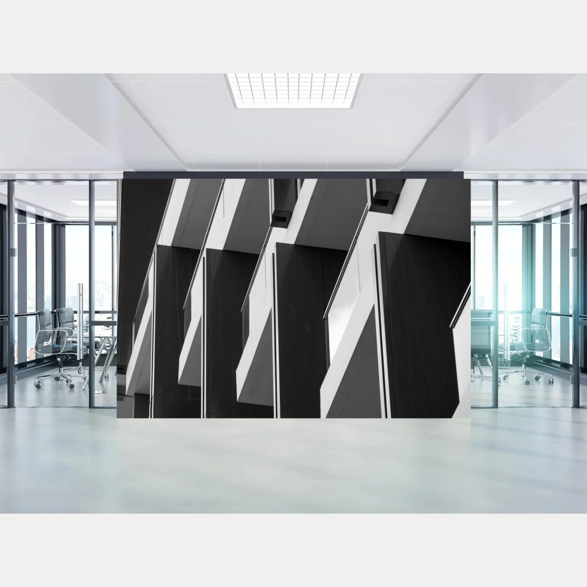 Fototapete geometrischer rhythmus der balkone – Wallnifity®