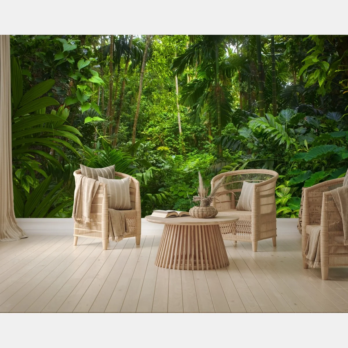 Fototapete üppiger tropischer dschungel – Wallnifity®