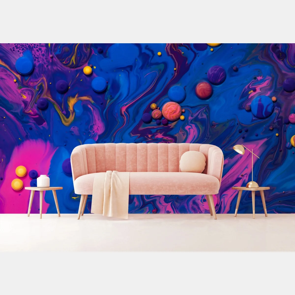 Fototapete lebendige kosmische farbwirbel – Wallnifity® Fototapete lebendige kosmische farbwirbel – Wallnifity®