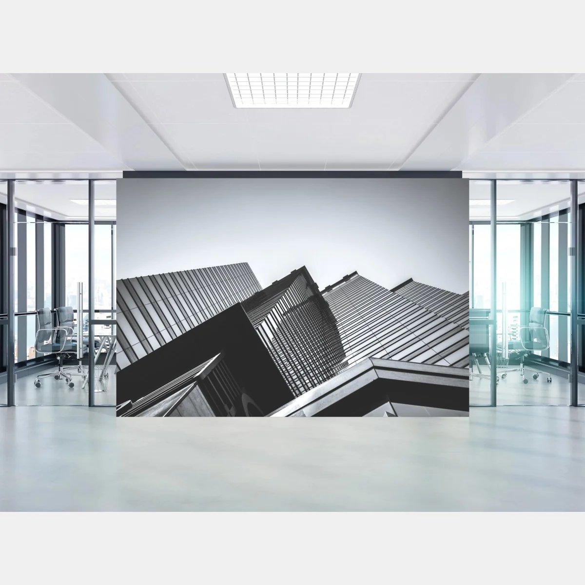 Fototapete Hongkong hochhaus perspektive – Wallnifity® Fototapete Hongkong hochhaus perspektive – Wallnifity®