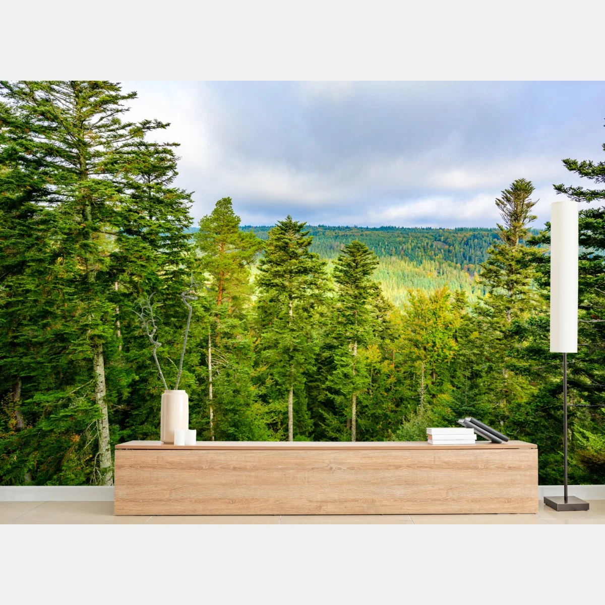 Fototapete Schwarzwald herbstliche waldlandschaft – Wallnifity® Fototapete Schwarzwald herbstliche waldlandschaft – Wallnifity®