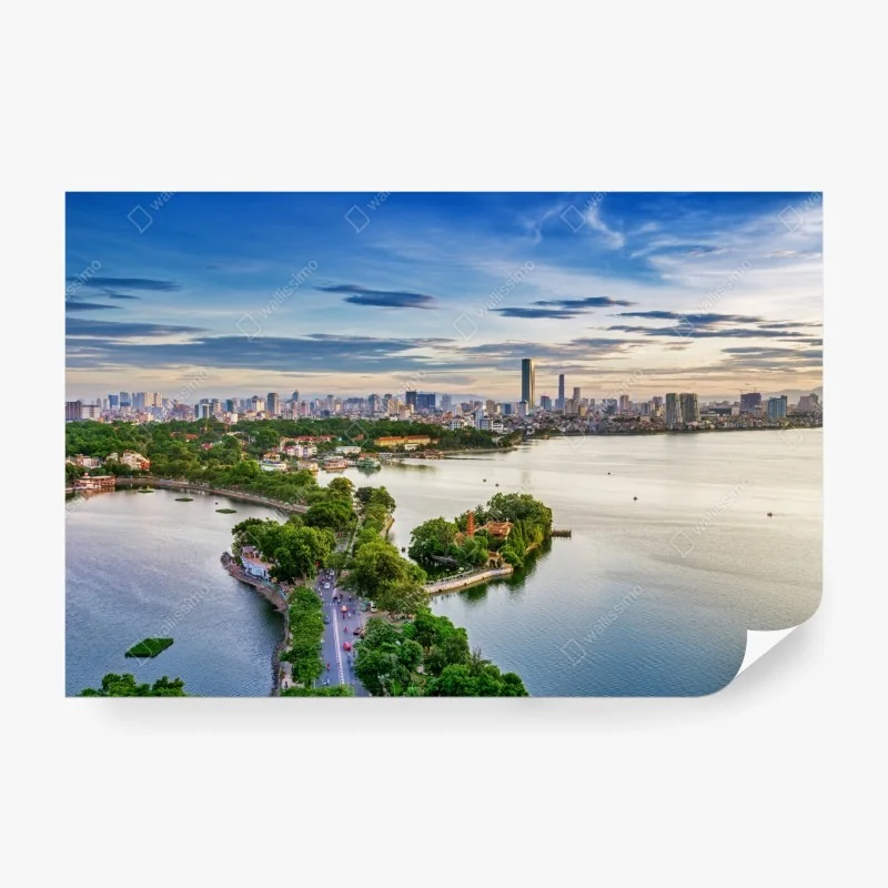 Fototapete Havanna skyline bei sonnenuntergang – Wallnifity®