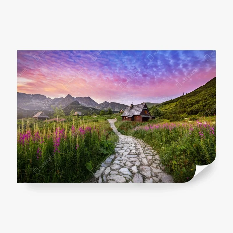 Fototapete lavendelfelder bei Abtei Sénanque, Provence – Wallnifity®