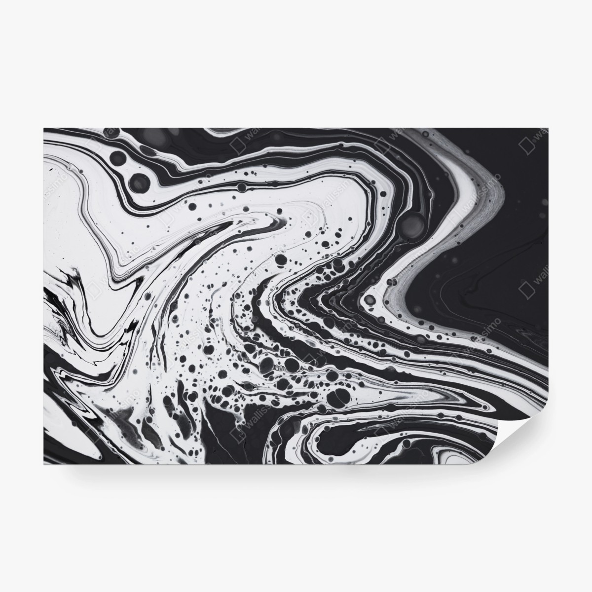 Fototapete schwarz-weißes marmormuster – Wallnifity® Fototapete schwarz-weißes marmormuster – Wallnifity®