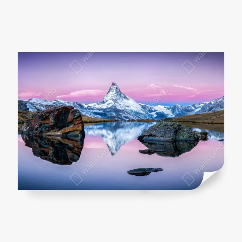 Fototapete leuchtender sonnenblumenstrauß auf gelbem hintergrund – Wallnifity®