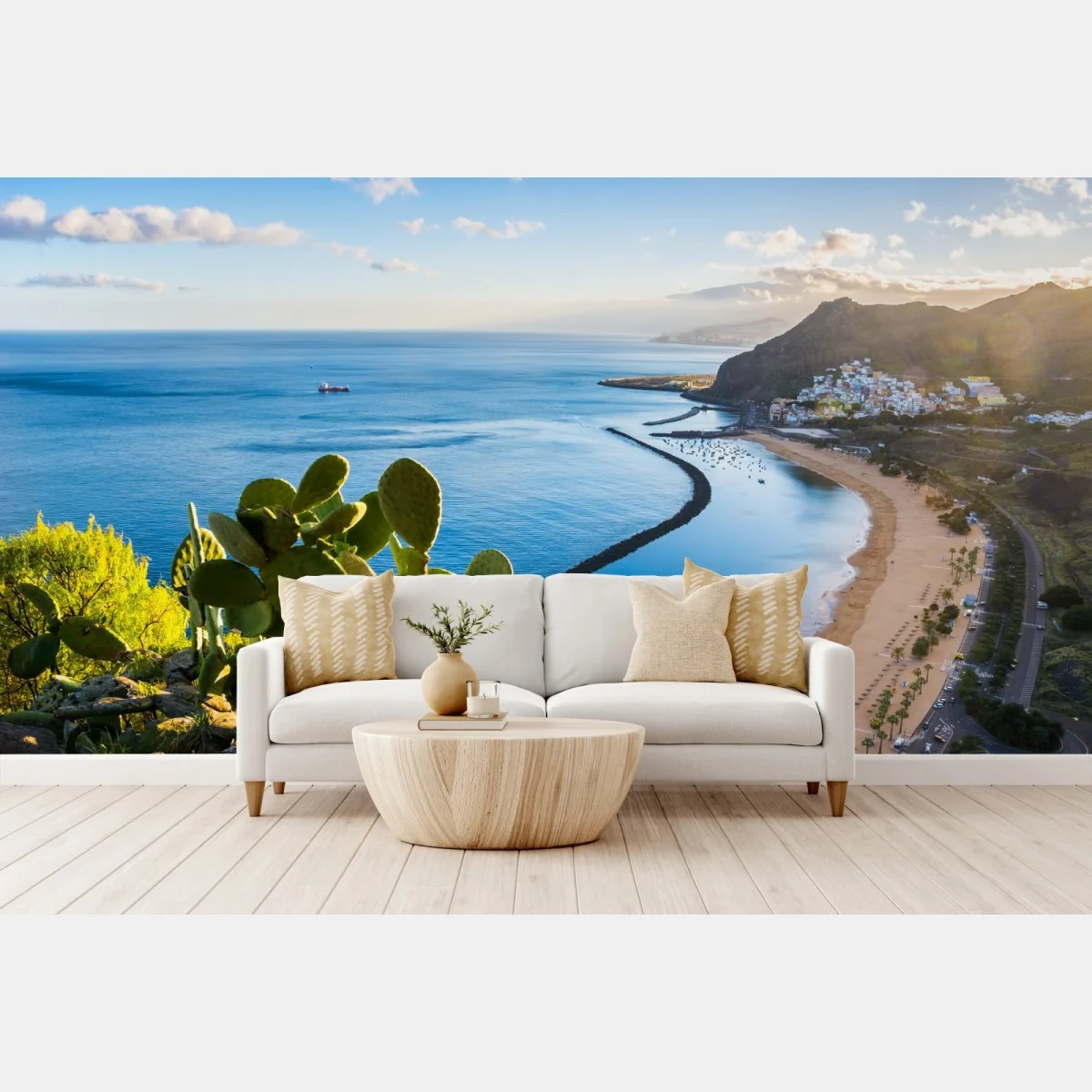 Fototapete sonniger strand Las Teresitas panorama – Wallnifity® Fototapete sonniger strand Las Teresitas panorama – Wallnifity®