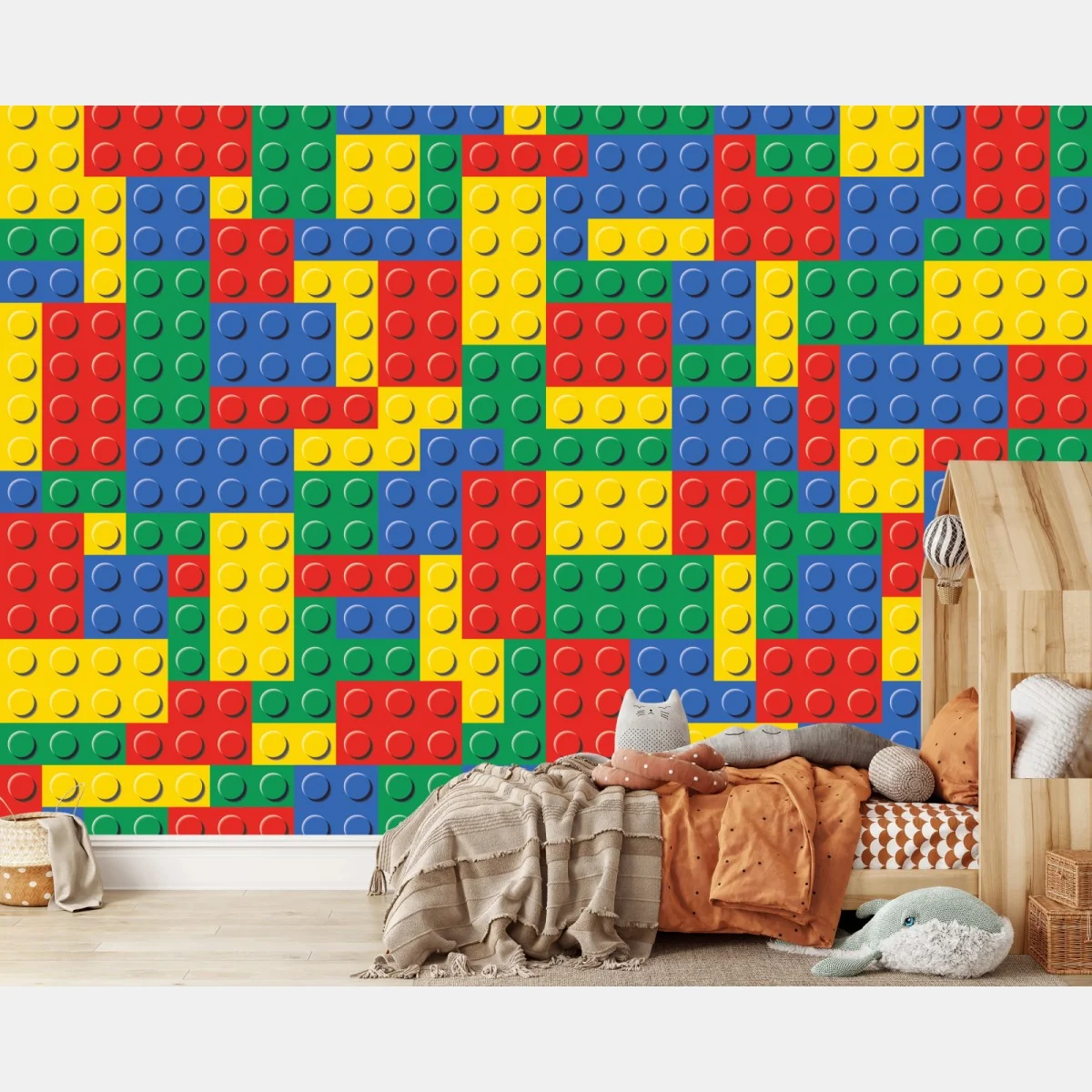 Fototapete buntes bausteinmuster – Wallnifity® Fototapete buntes bausteinmuster – Wallnifity®