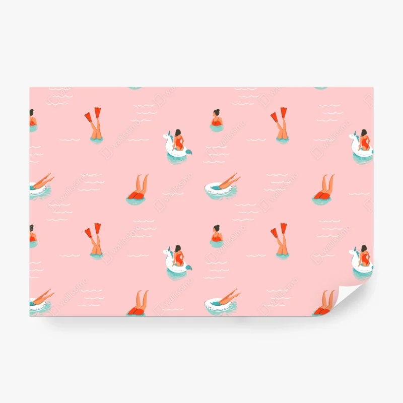 Fototapete üppiger wasserfall im Mt Field National Park, Tasmania – Wallnifity®