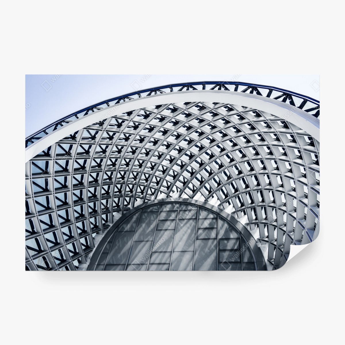 Fototapete geometrischer bogen moderner architektur – Wallnifity®