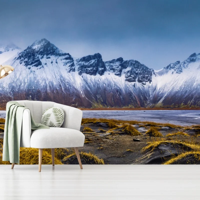 Fototapete panorama Vestrahorn bei Stokksnes