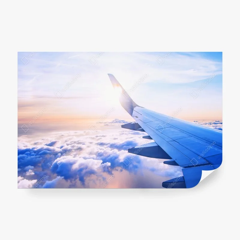 Fototapete über den wolken luftaufnahme