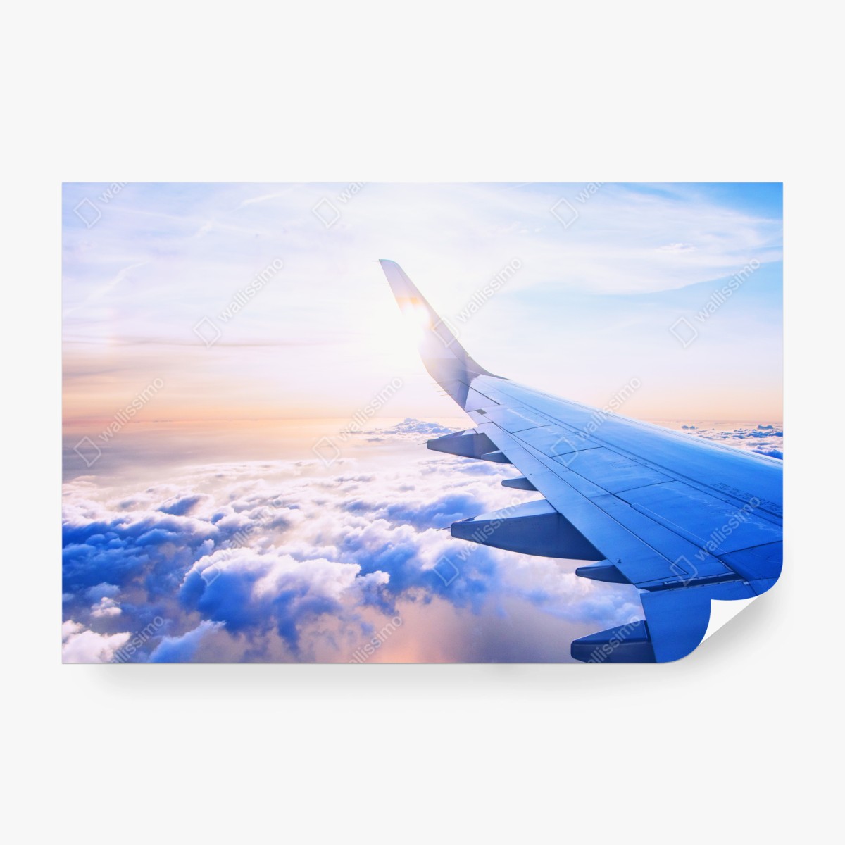 Fototapete über den wolken luftaufnahme – Wallnifity® Fototapete über den wolken luftaufnahme – Wallnifity®