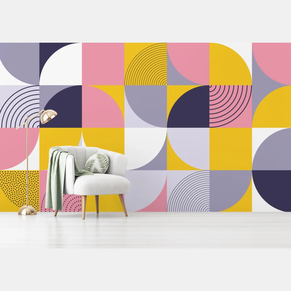 Fototapete pastell geometrisches muster – Wallnifity® Fototapete pastell geometrisches muster – Wallnifity®