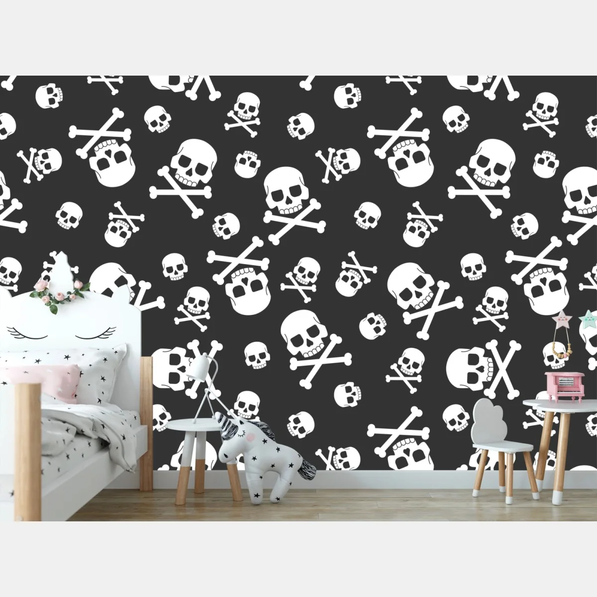 Fototapete weißes totenkopf muster auf grauem hintergrund – Wallnifity® Fototapete weißes totenkopf muster auf grauem hintergrund – Wallnifity®