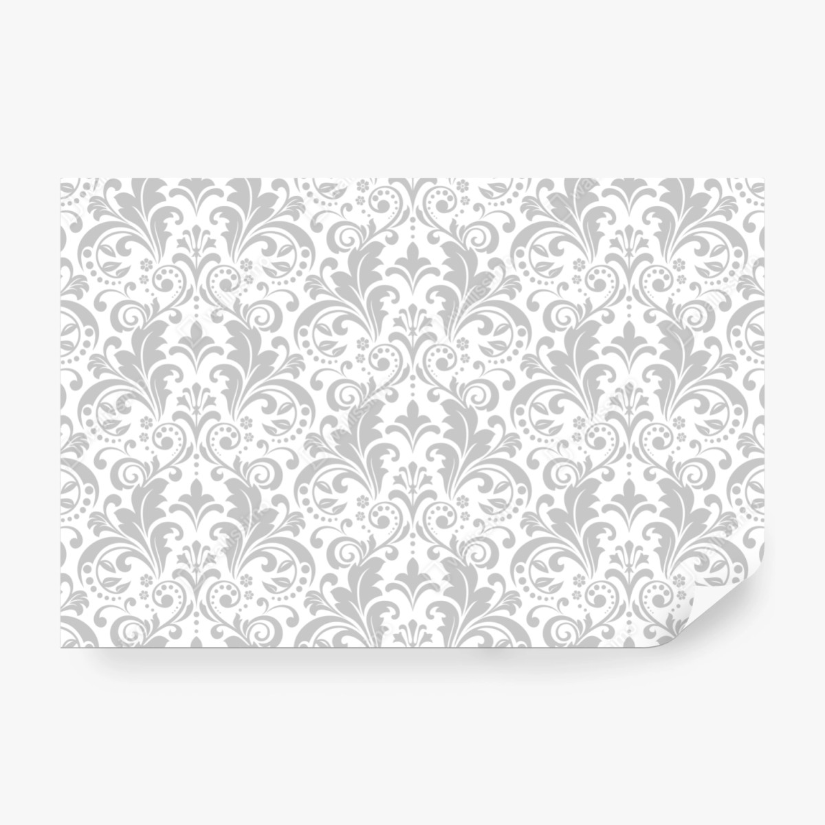 Fototapete elegantes graues damastmuster – Wallnifity® Fototapete elegantes graues damastmuster – Wallnifity®