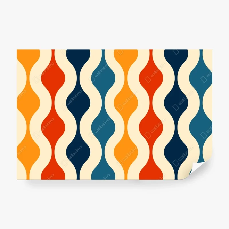 Fototapete tropisches hibiskus- und plumeria-blumenmuster – Wallnifity®