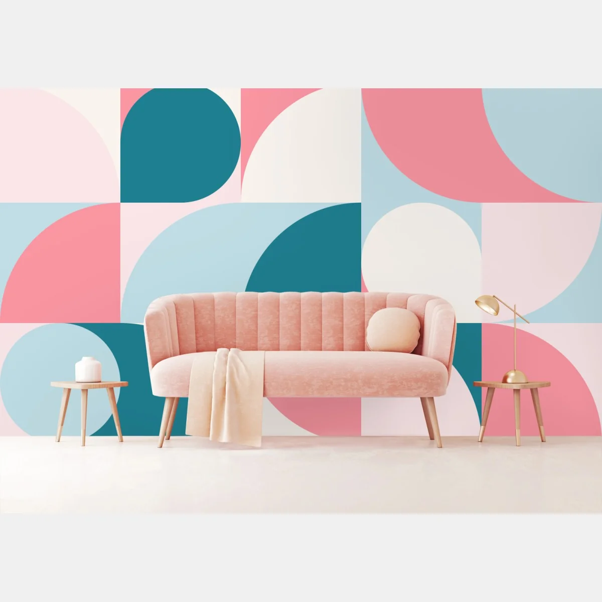 Fototapete pastell geometrische mosaik – Wallnifity® Fototapete pastell geometrische mosaik – Wallnifity®