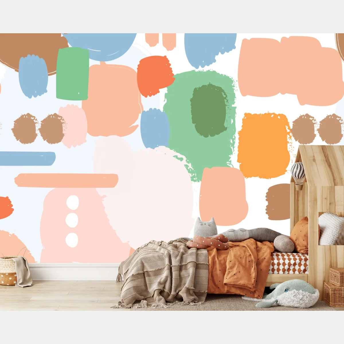 Fototapete pastell pinselstrich muster – Wallnifity® Fototapete pastell pinselstrich muster – Wallnifity®