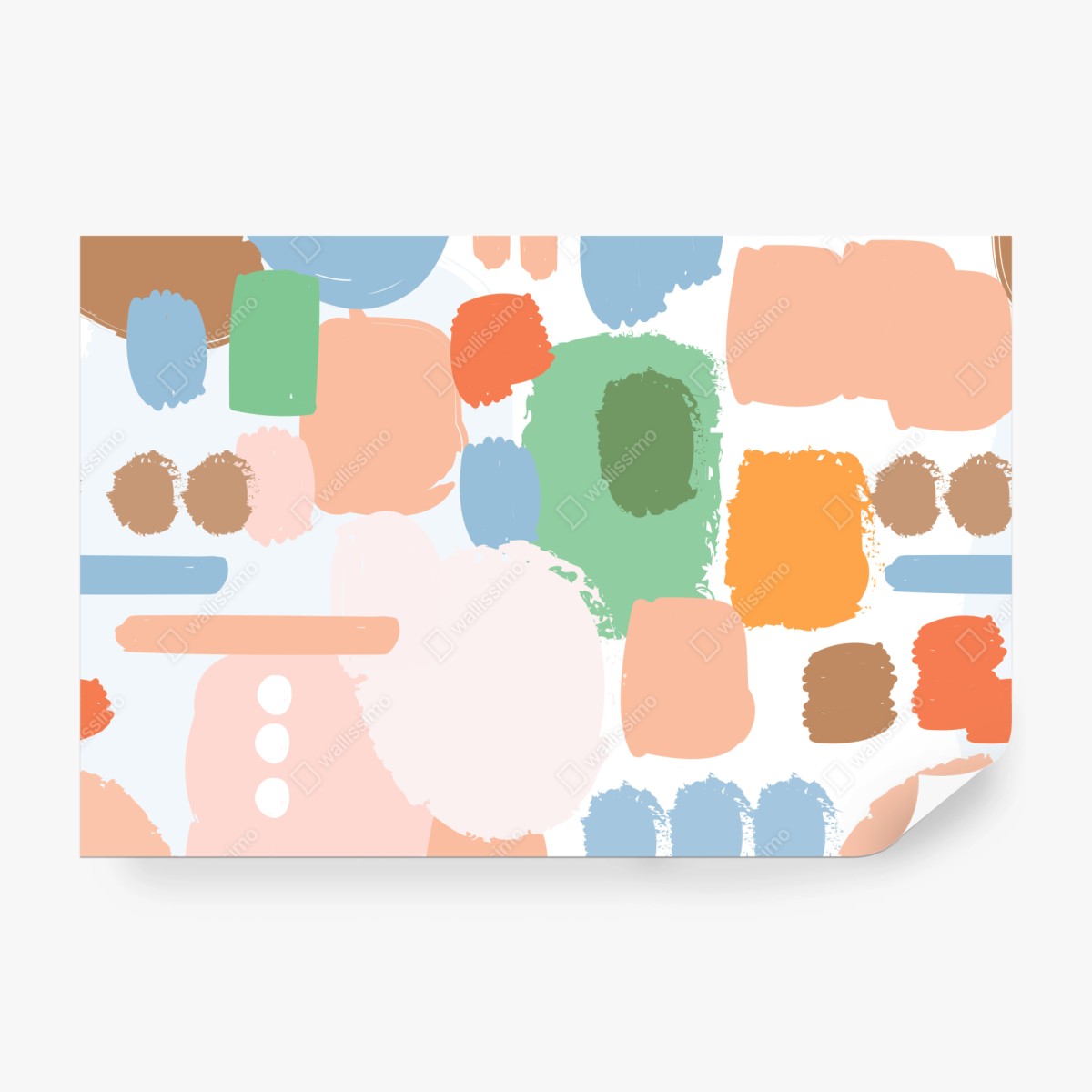 Fototapete pastell pinselstrich muster – Wallnifity® Fototapete pastell pinselstrich muster – Wallnifity®