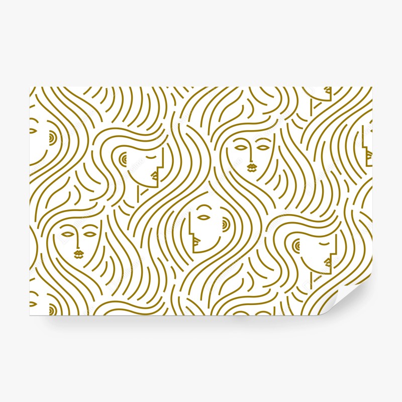 Fototapete buntes burger-muster mit zutaten – Wallnifity®