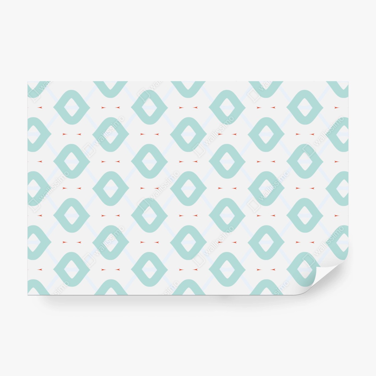 Fototapete türkis geometrisches rautenmuster – Wallnifity® Fototapete türkis geometrisches rautenmuster – Wallnifity®