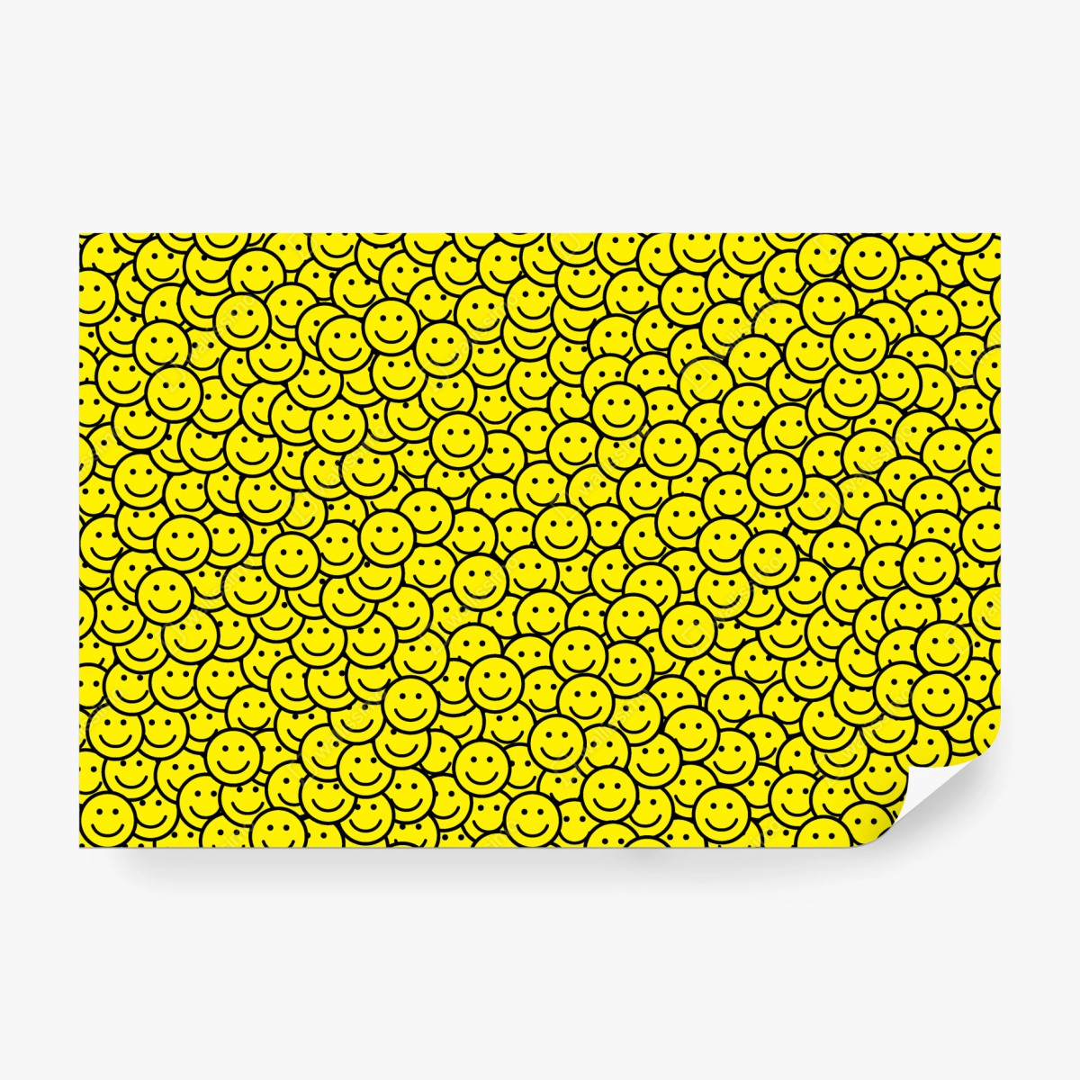 Fototapete fröhliches smiley muster – Wallnifity®