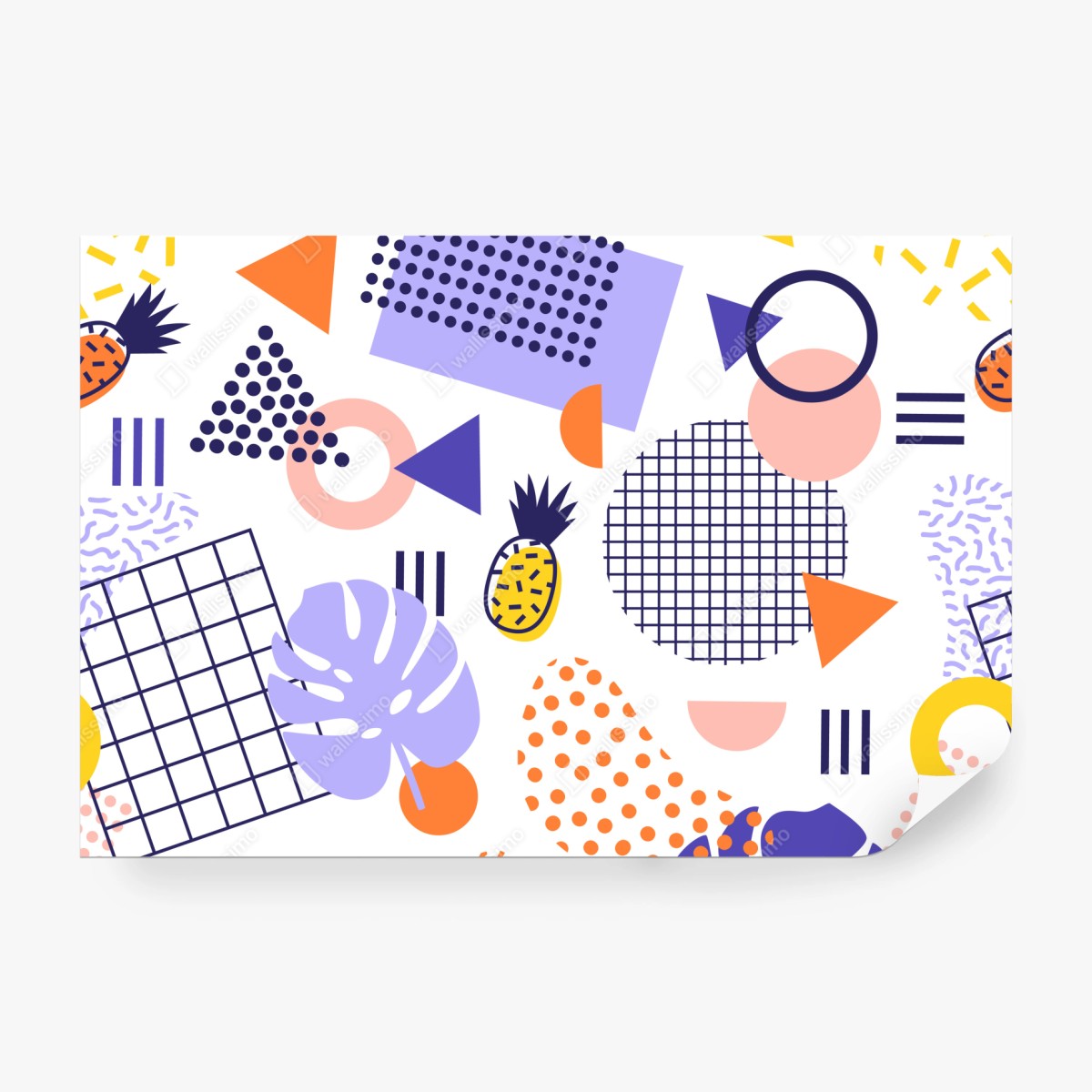 Fototapete verspieltes tropisches geometrisches muster – Wallnifity® Fototapete verspieltes tropisches geometrisches muster – Wallnifity®