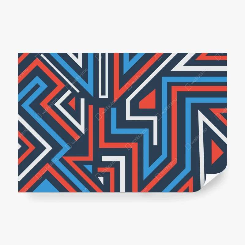 Fototapete fette geometrische linien