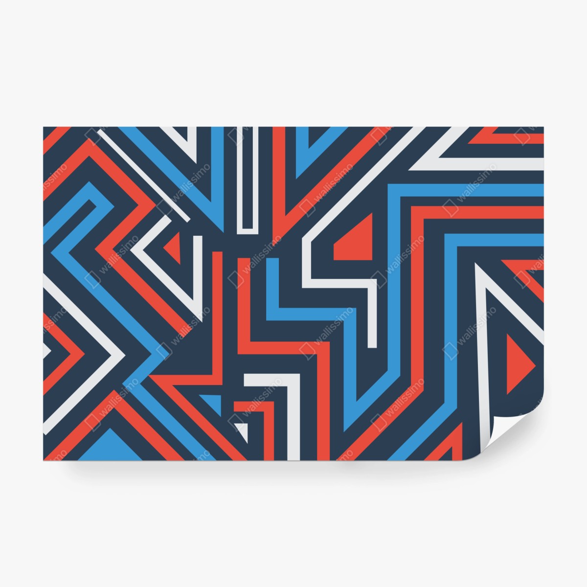 Fototapete fette geometrische linien – Wallnifity®