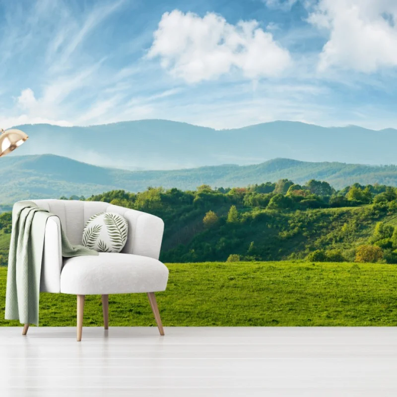 Fototapete frühlingspanorama rumänische berge – Wallnifity® Fototapete frühlingspanorama rumänische berge – Wallnifity®