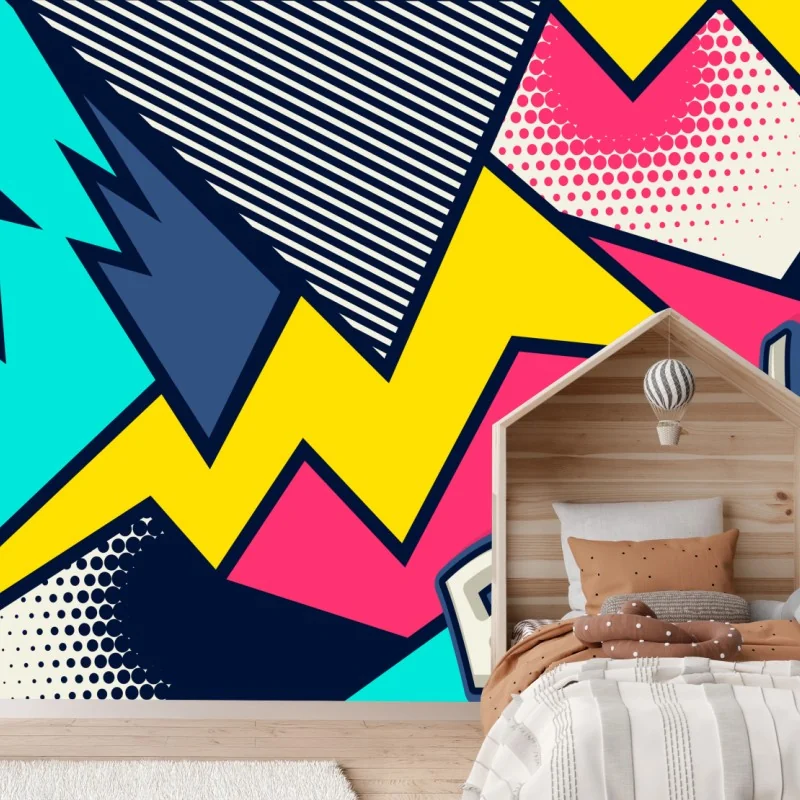 Fototapete comic pop art explosion