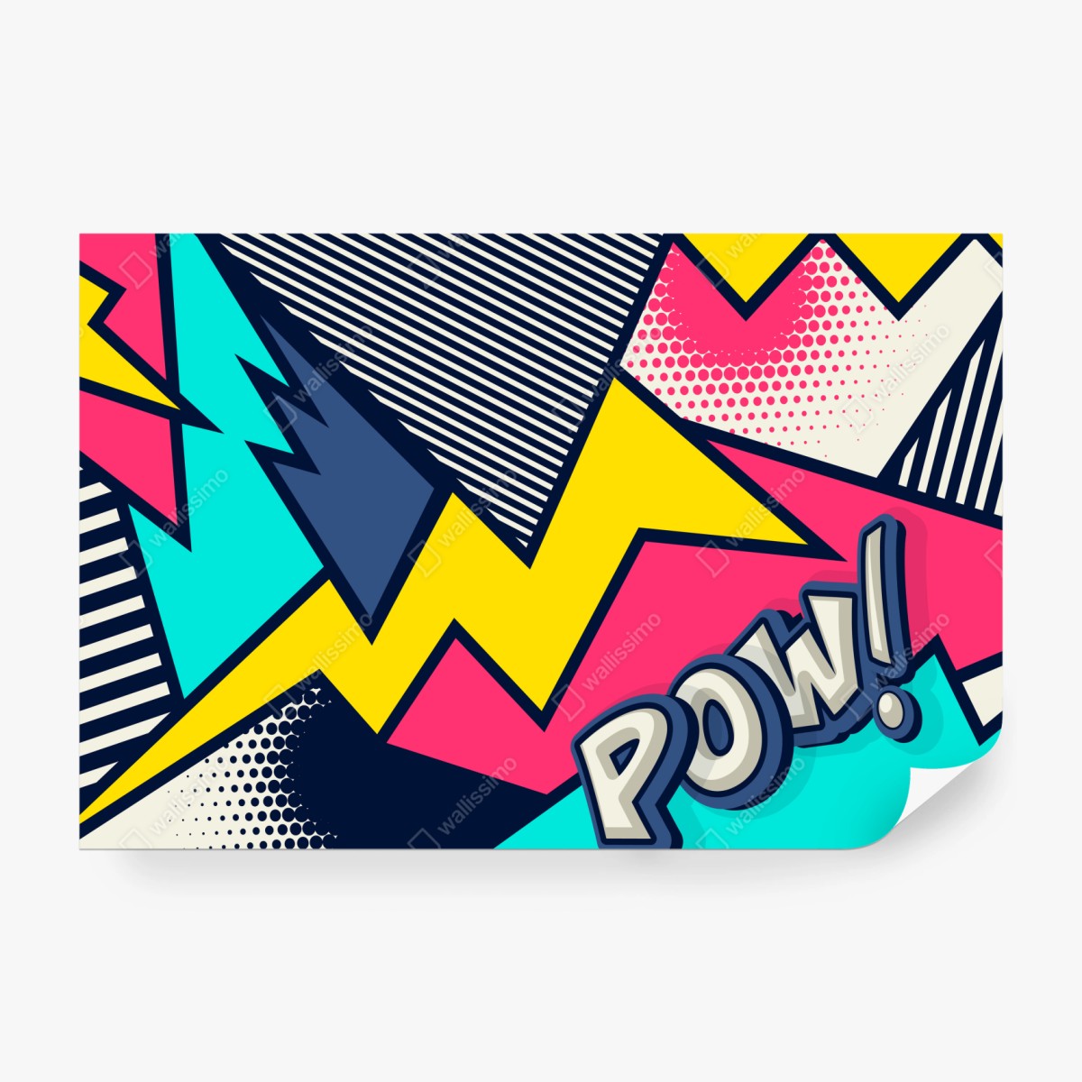 Fototapete comic pop art explosion – Wallnifity® Fototapete comic pop art explosion – Wallnifity®