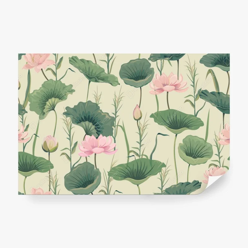 Fototapete zartes tropisches hibiskusmotiv – Wallnifity®