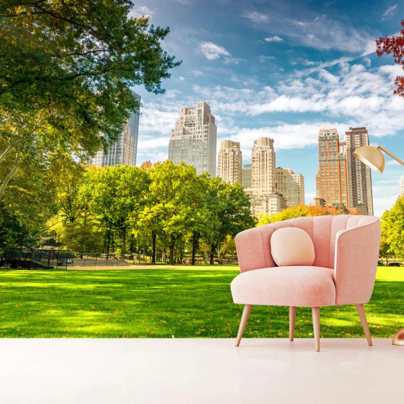 Fototapete Central Park herbst panorama