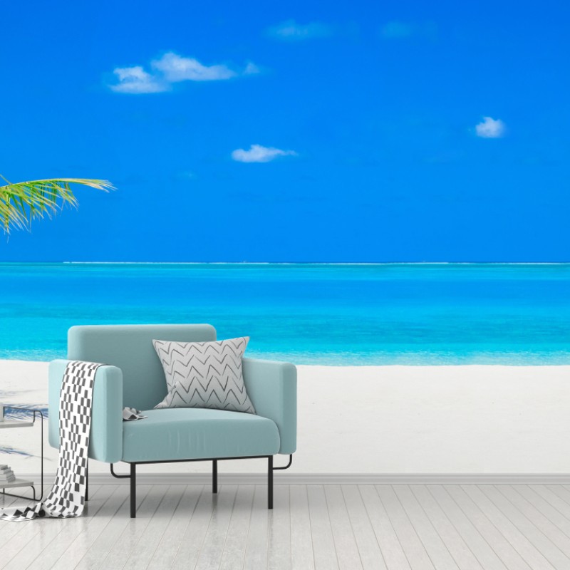 Fototapete Malediven tropischer strand paradis