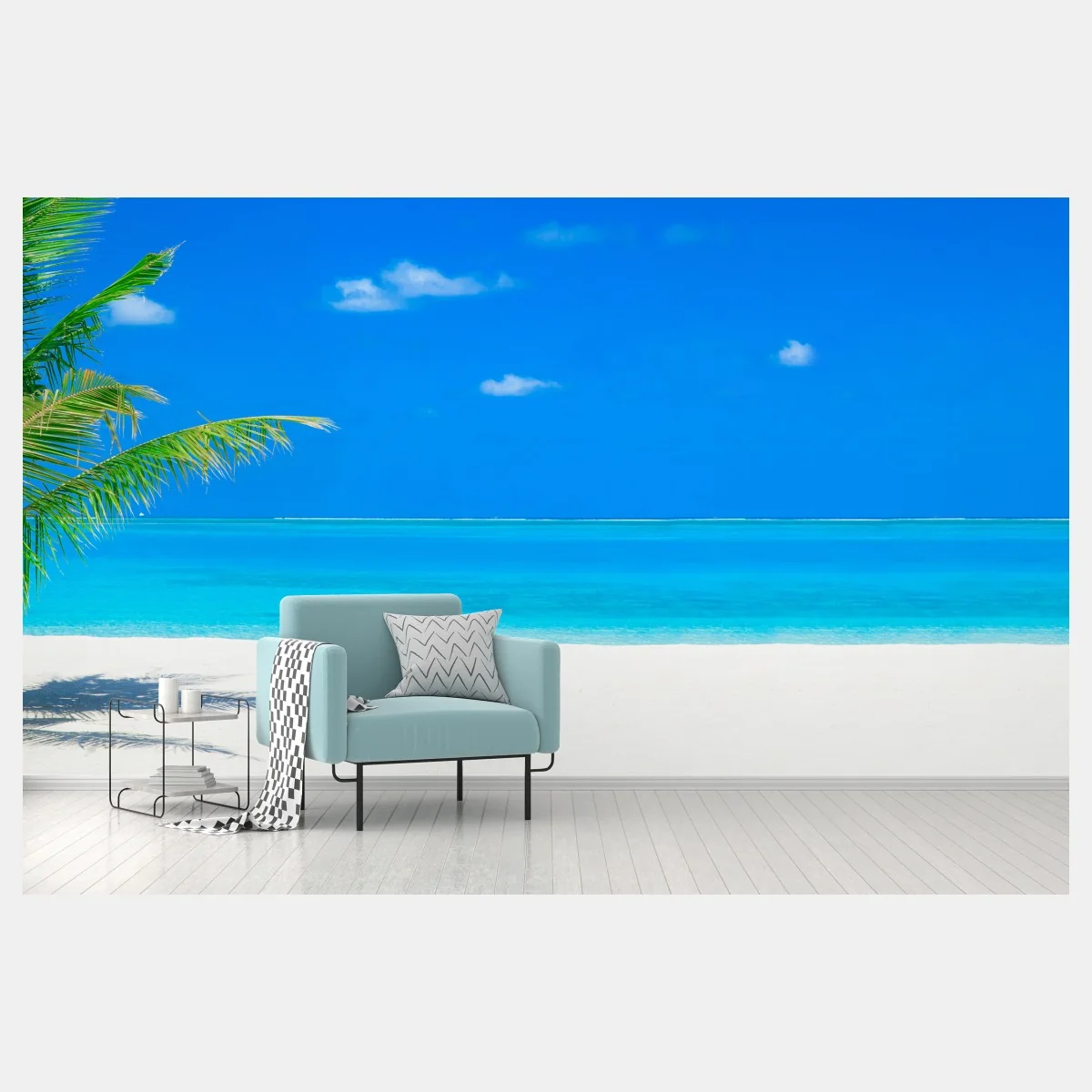 Fototapete Malediven tropischer strand paradis – Wallnifity® Fototapete Malediven tropischer strand paradis – Wallnifity®