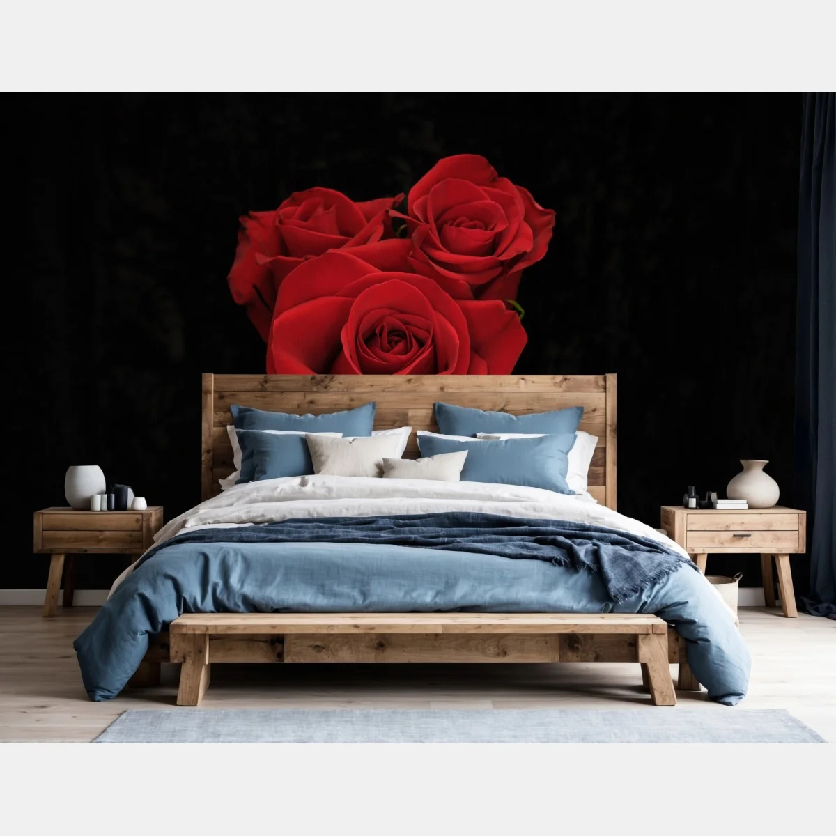 Fototapete rote rosen vor schwarzem hintergrund – Wallnifity® Fototapete rote rosen vor schwarzem hintergrund – Wallnifity®