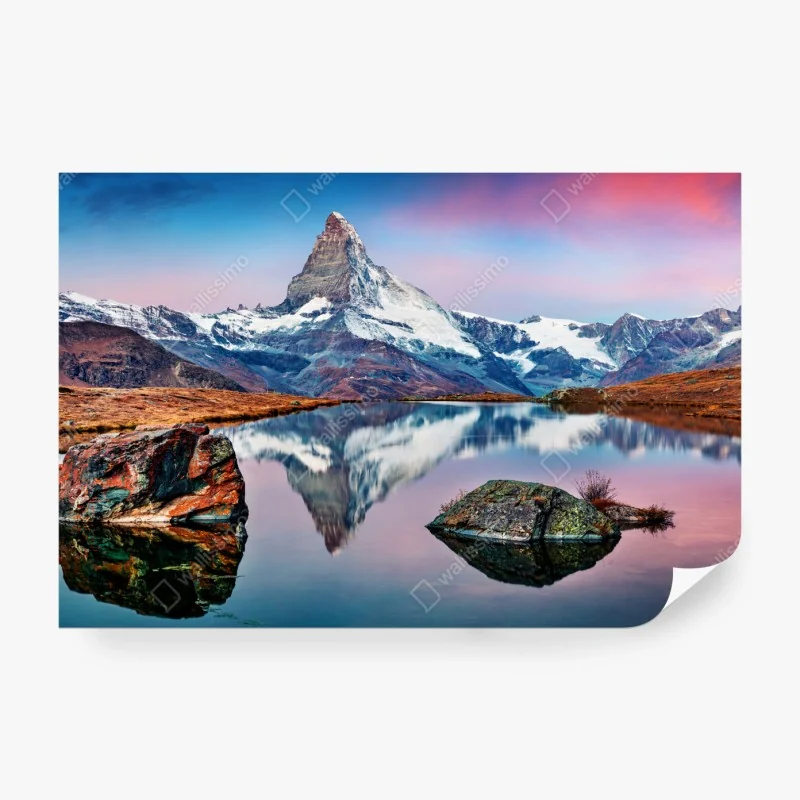 Fototapete beige botanisches blattmuster – Wallnifity®