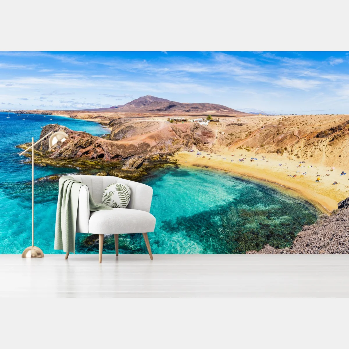 Fototapete türkisbucht bei Papagayo – Wallnifity®