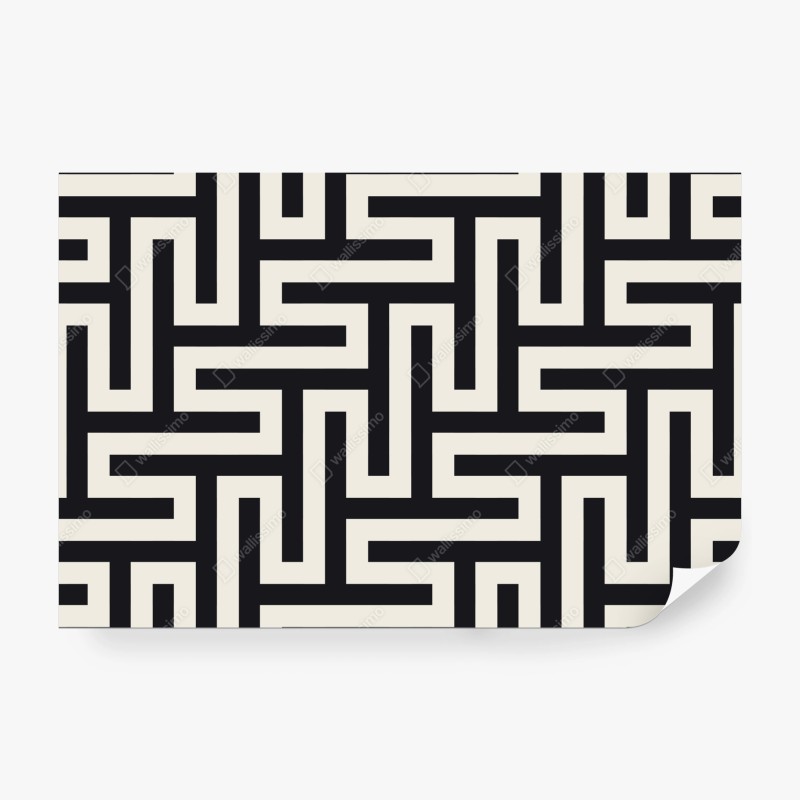 Fototapete goldenes damastmuster auf marineblauem hintergrund – Wallnifity®