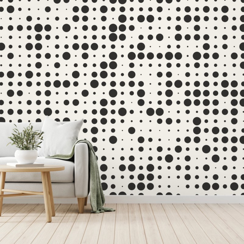 Fototapete minimalistisches punktmuster
