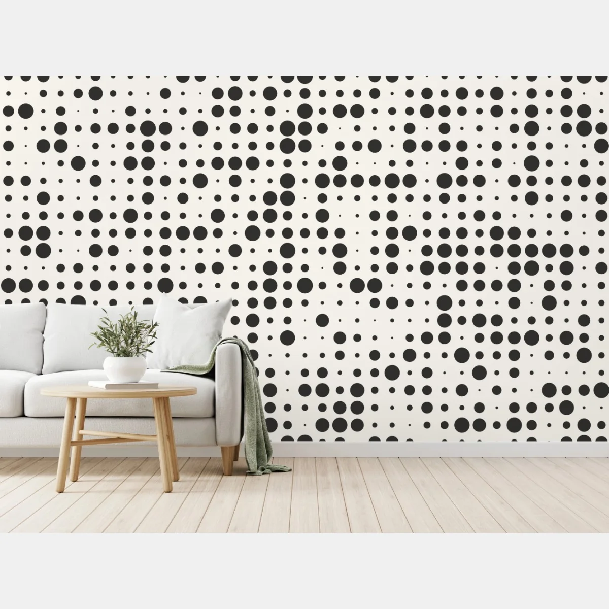 Fototapete minimalistisches punktmuster – Wallnifity® Fototapete minimalistisches punktmuster – Wallnifity®