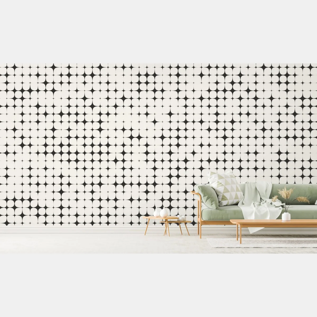 Fototapete monochromes geometrisches punktmuster – Wallnifity® Fototapete monochromes geometrisches punktmuster – Wallnifity®